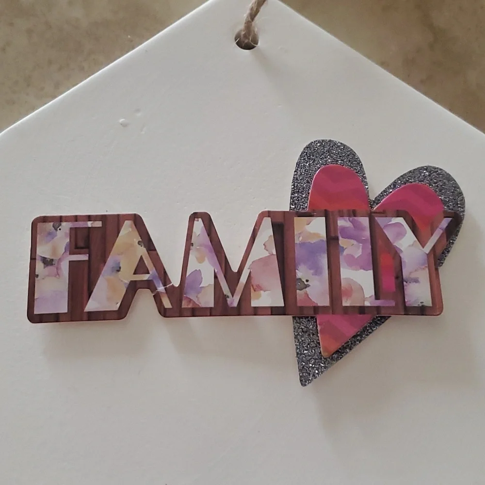 3D Family Plaque